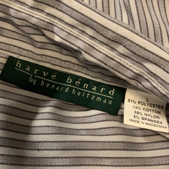 Harve Bernard Button Down Blouse Size Large - Picture 11 of 11